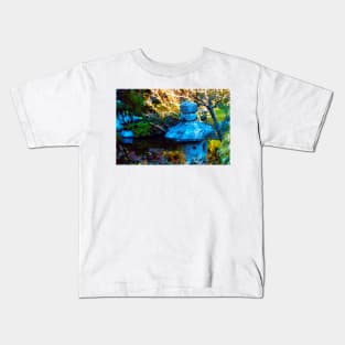 Japanese Painted Garden Kids T-Shirt